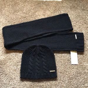 Michael Kors Scarf and Hat Set